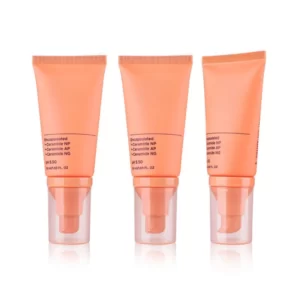 Deluxe 50ml Custom Printed Plastic Squeeze Tube Versatile Airless Pump Packaging for Sunblock and BB Cream