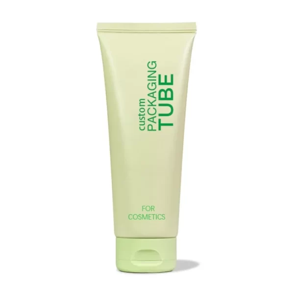 Green Plastic Cosmetic Squeeze Tubes for Cream and Lotion in 50ml 60ml 75ml 80ml 100ml 120ml