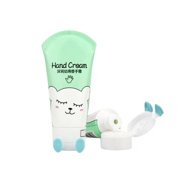 New Design Soft Plastic Hand Cream Tube with Unique Foot-Shaped Flip Top Cap