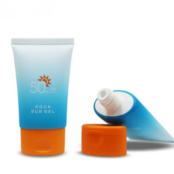 Factory Wholesale 100ml Sunscreen Cream Tubes High-Quality Custom Private Label SPF 50 Cosmetic Packaging