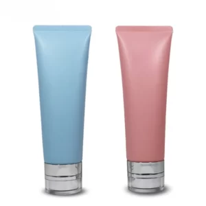 120ml Empty Plastic Squeeze Tubes High-Quality Soft Cosmetic Tube Packaging for Facial Cleanser Cream